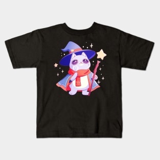 Wizard cat Kids T-Shirt